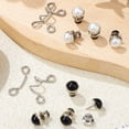 thumbnail image 4 of NUOLUX 4Ud Hebillas Ajustables Para Cintura Con Botones De Perla De Aleación Para Jeans Y Ropa Sin Coser, 4 of 6