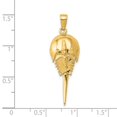thumbnail image 3 of 14K Yellow Gold Charm Pendant Themed Men'S 38 mm 13, 3 of 4