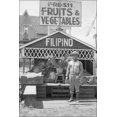 thumbnail image 1 of 24"x36" Gallery Poster, San Lorenzo, California. Fruit and vegetable stand on highway operated by Philipino 1942, 1 of 1