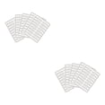 thumbnail image 4 of Vogacara 1 Juego de herramientas de silicona para de cejas para práctica de cejas, hoja de piel de goma, juego de maquillaje de copia, plantillas 5 piezas 2piezas Vogacara CBP493466, 4 of 5