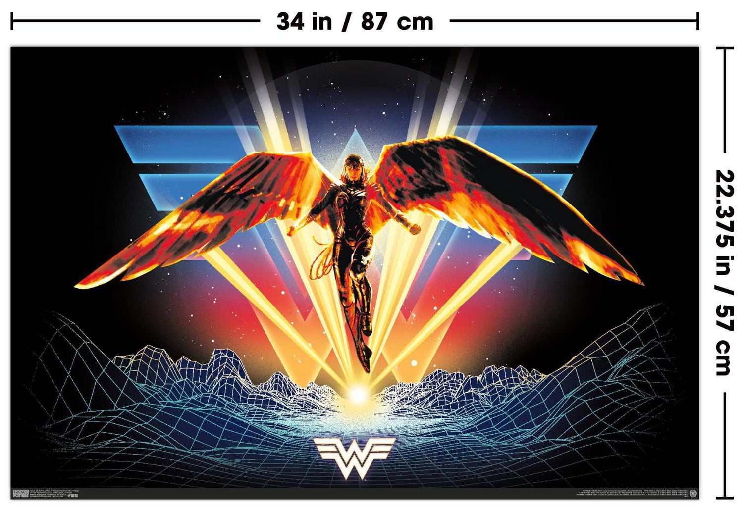 DC Comics Movie Wonder Woman 1984 - Wings Wall Poster, 22.375" x 34"