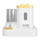 thumbnail image 2 of Dispensador De Agua Y Comida Para Mascotas, Comedero Automático Para Gatos De Diseño 2 En 1 Con Dispensador De Agua De 1 Litro Y Dispensador De Comida De 2 L, Ventana, 2 of 7