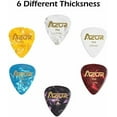 thumbnail image 3 of Celluloid Guitar Picks 18 Pack Includes Thin, Medium & Heavy & Extra Heavy for Acoustic Guitar Electric Guitar Ukulele$$Music, 3 of 5