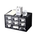 thumbnail image 3 of Organizador De Escritorio Pequeño De 3 Niveles, Caja De Almacenamiento De Escritorio Apilable De Ahorro De Espacio Suministros De Oficina De Tamaño Portátil 9 Cajones Caja De, 3 of 8