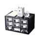 thumbnail image 3 of Organizador De Escritorio Pequeño De 3 Niveles, Caja De Almacenamiento De Escritorio Apilable De Ahorro De Espacio Suministros De Oficina De Tamaño Portátil 9 Cajones Caja De, 3 of 8