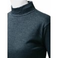 thumbnail image 4 of FashionOutfit Women's Double Long Sleeve Layer Half Turtleneck T-Shirt, 4 of 4