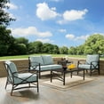thumbnail image 6 of Outdoor Conversation Set Metal 5 Piece Patio Seating Set with Cushions, 6 of 8