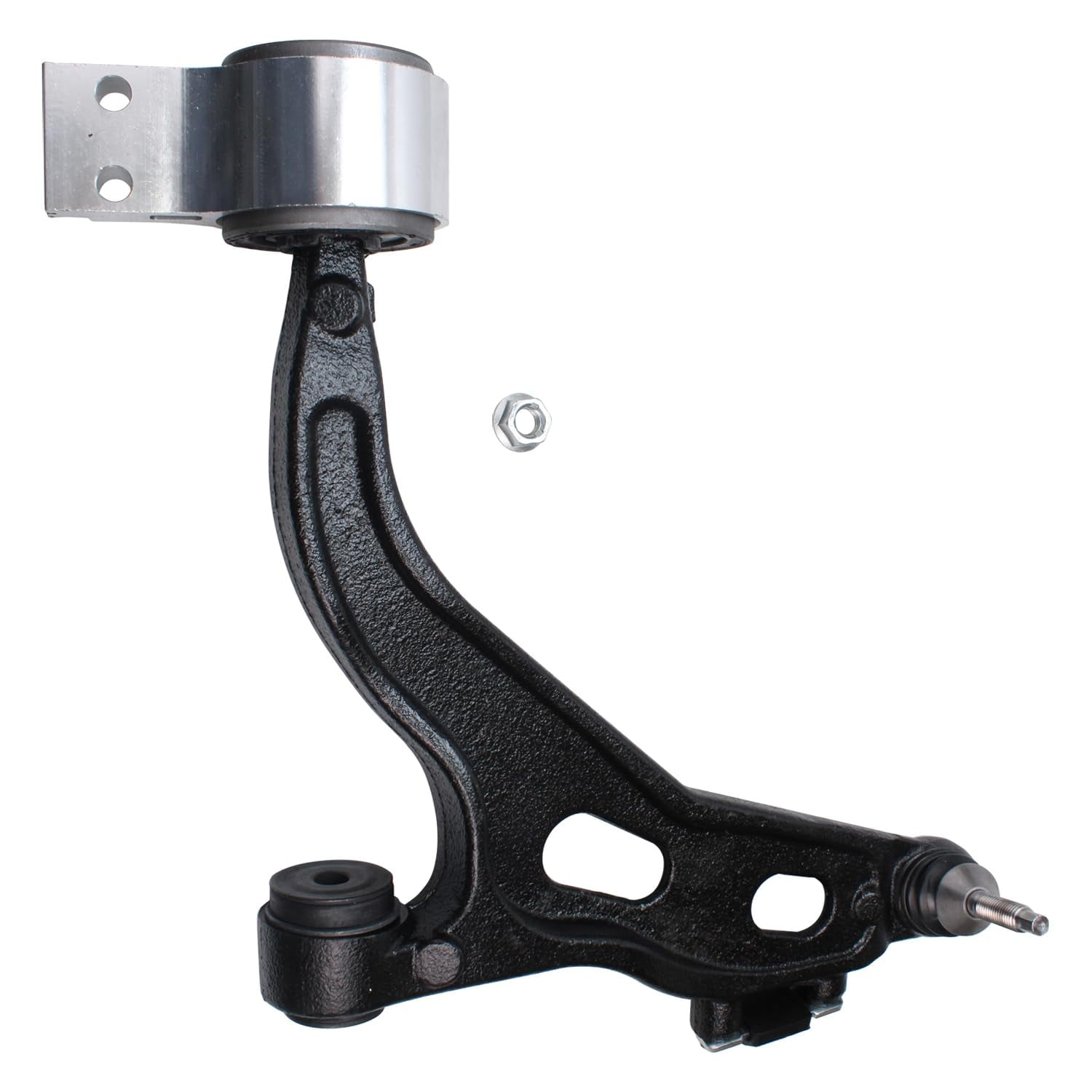 Detroit Axle - Front Control Arm for AWD 2005-2007 Ford Five Hundred Freestyle Mercury Montego, Lower Left Control Arm w/Ball Joint Assembly 2005 2006 2007 Replacement