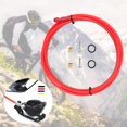 thumbnail image 4 of Durite de Frein à Disque Hydraulique pour Vélo de Montagne Olive et Insert de Raccordement Rouge 2 m, 4 of 8