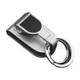 thumbnail image 1 of Key Chain Clip Zinc Alloy Belts Hanging Fashion Portable Home Keychain Buckle Portable Backpack Wallet Pendant for Man Silver, 1 of 10