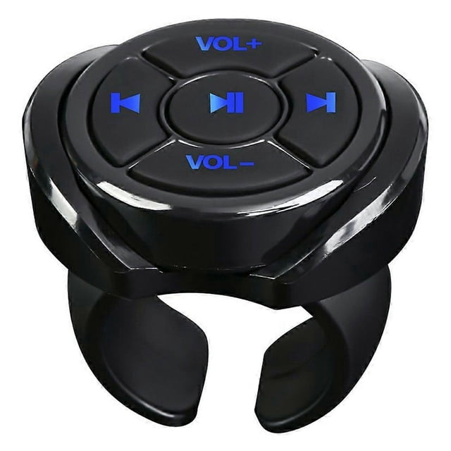 NEW Wireless Media Button Remote Controller Car Motorcycle Bike Steering Wheel MP3 Music Play For Phone Tablet