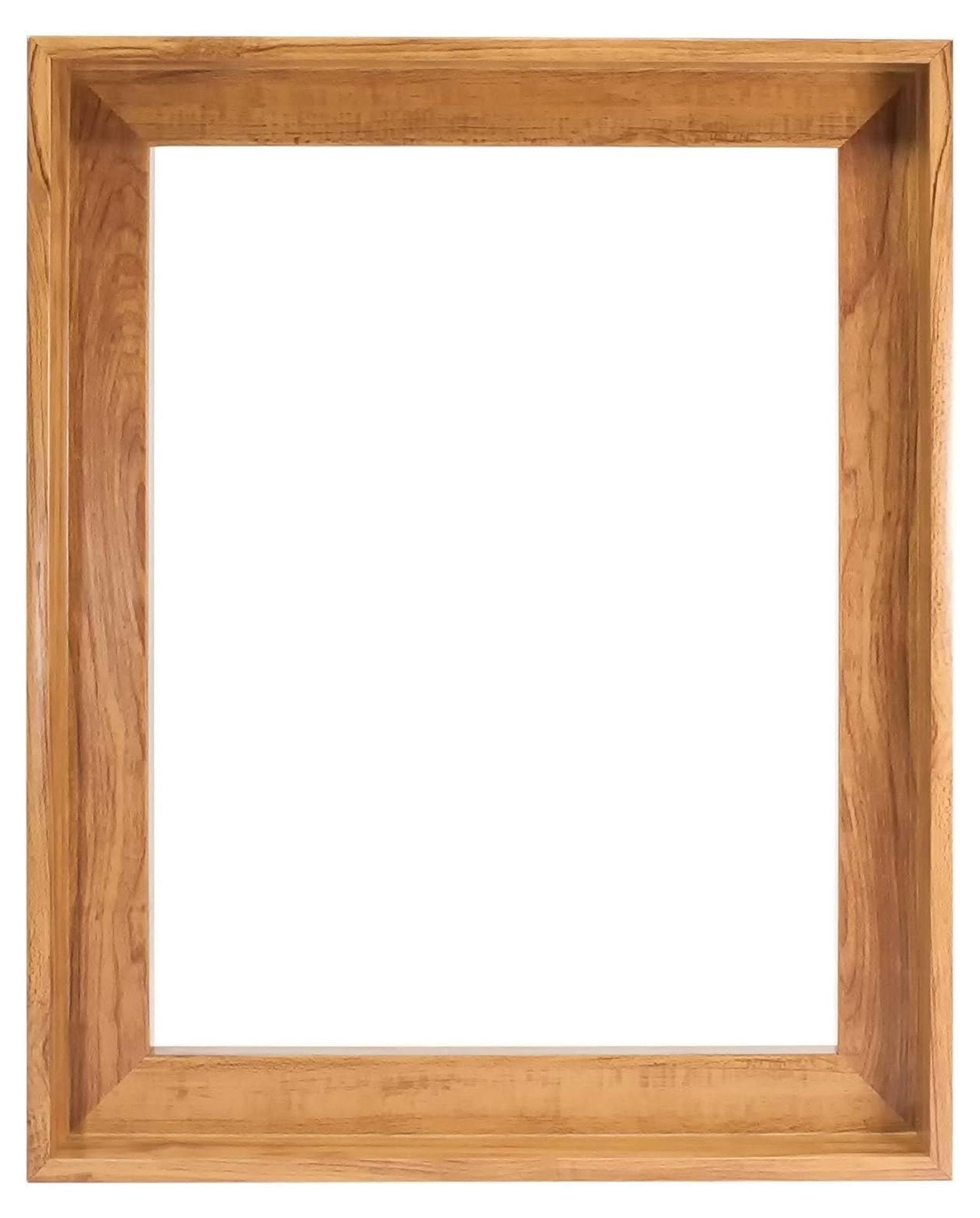 Floater Frame for 1.25 thick Canvas, Available in 25+ size and 4 Color, Perfect Floating Frame for Finished Canvas Artist Panel Oil Painting Wall Art Décor (Light Oak Frame, 8"x10")