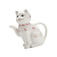 thumbnail image 3 of Luzkey Adorable Cat Teapot Drinkware Multipurpose Large Capacity with Handle Tea Pitcher Ceramic Pitcher for Tea House Home Use Milk, 3 of 8