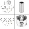 thumbnail image 2 of 43mm Piston Rings Kit Assembly for GY6 Horizontal Engine Scooter Moped Motorcycle, 2 of 9