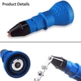 thumbnail image 2 of Pistolet Riveteur Électrique Outil Rivetage Électrique Sans Fil Adaptateur de Forage Rivetage, 2 of 4