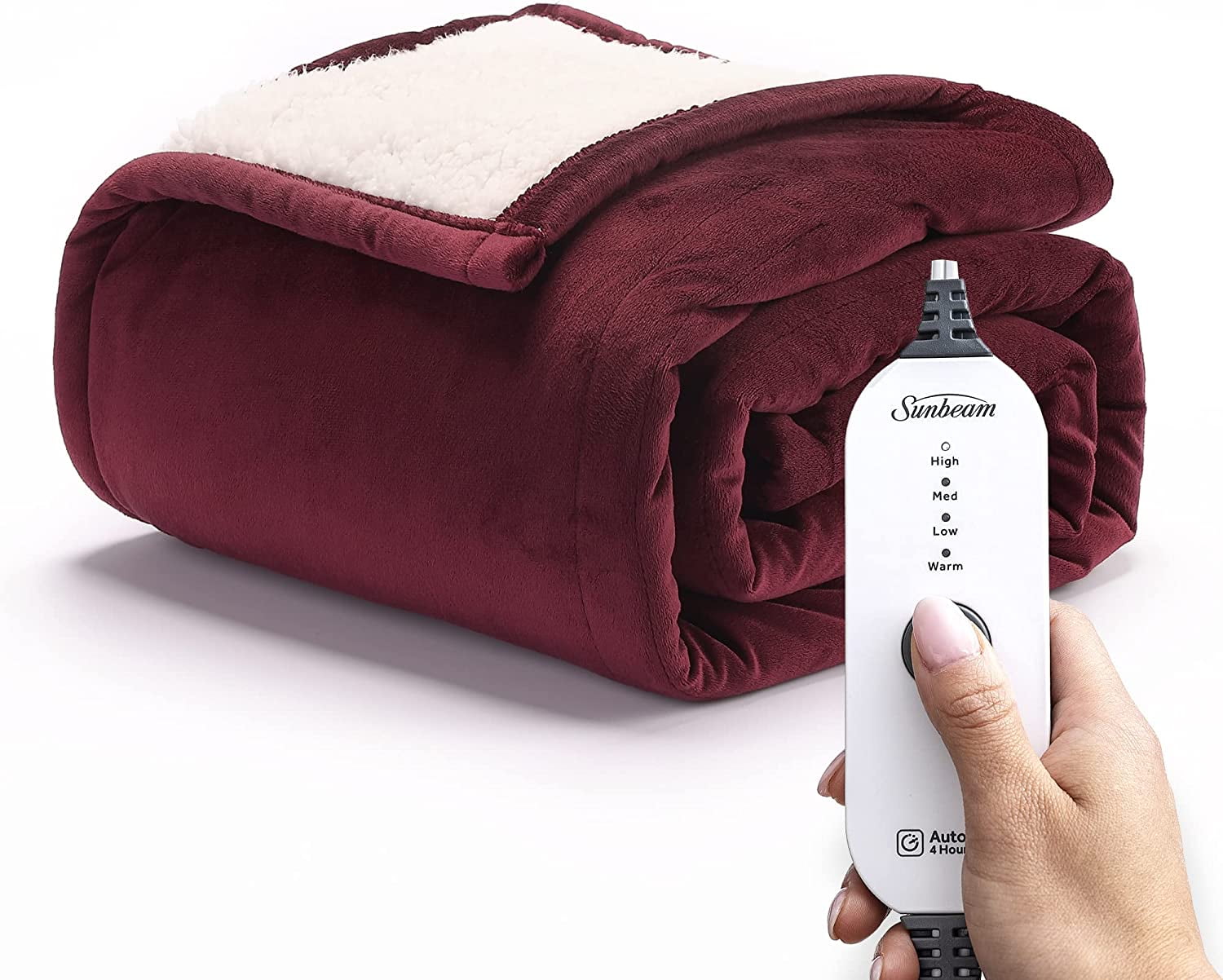 Sunbeam Electric Throw, Sherpa