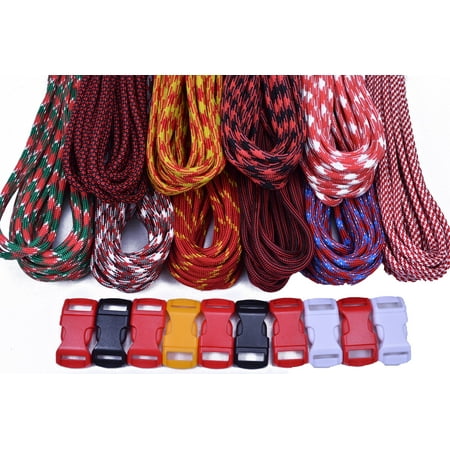Bored Paracord Brand Paracord Starter Kit - Big Red Combo