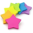 thumbnail image 3 of Star Shape Sticky Notes 8 Color Bright Colorful Sticky Pad 75 Sheets/Pad Self-Sticky Note Pads (8 Pads), 3 of 3