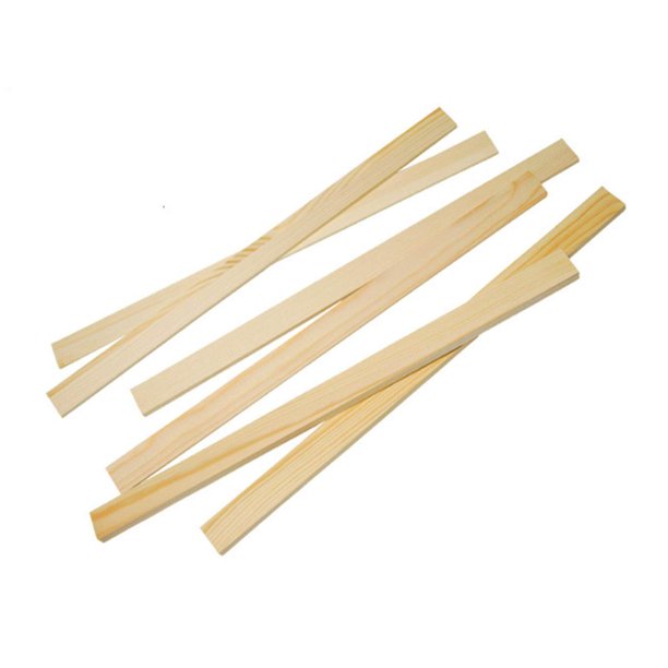 2x Portable Wooden Rolling Pin Guides Measuring Dough Ruler Noodles Durable Strips Length 40cm