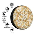 thumbnail image 4 of Pofeuu Retro 70s 60s Flower Print Spare Tire Wheel Cover for Car Truck SUV Camper Universal Fit Spare Tire Cover RV Spare Tire Covers-14 inch, 4 of 6