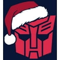 thumbnail image 2 of Boy's Transformers Autobot Santa  Graphic Tee Navy Blue X Small, 2 of 4