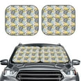 thumbnail image 6 of Lsque Sea Turtle 2 PCS Windshield Sun Shade | CarFoldable Window Covers | Car Accessories Reflect UV for Universal Cars SUV Truck | Medium, 6 of 7
