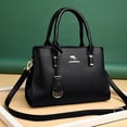 thumbnail image 2 of Bolso grande de cuero suave de moda, bolso de hombro, bolso para mamá de mediana edad, bolso de mano para mujer, 2 of 6