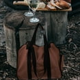 thumbnail image 3 of ORDDIART Sac à Bois Pliant en Toile Marron avec Sangle pour Rangement Extérieur Portable, 3 of 4