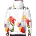 thumbnail image 7 of Daiia Summer Gnome for Men's Fashion Hoodies & Sweatshirts with Kangaroo Pocket Hooded Sweatshirt Breathable & Moisture Wicking-Small, 7 of 7