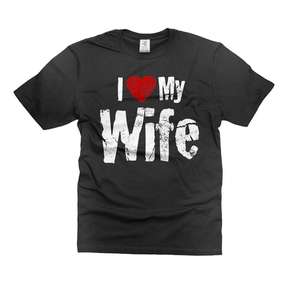 Mens I Love My Wife T-shirt Valentine's Day Husband Gift Tee Shirt From Wife Gift For Men Him