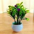 thumbnail image 3 of Ludlz Artificial Plant Pot Hibiscus Flower Hotel Garden Decor Plastic Colorful Imitation Flower Pot for Farmhouse,Home,Garden,Office,Patio,Wedding and Indoor Outdoor Decoration, 3 of 7