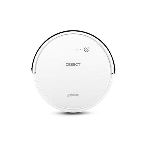 ECOVACS DEEBOT 601 Robotic Vacuum Cleaner with App Control, for Carpet & Optimized for Hard Floor, Max Mode, Quiet, Scheduling, Auto-Charging, Pet Friendly, Compatible with Alexa & Google Assistant