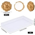 thumbnail image 2 of 60pcs Adhesive Wax Seal Stickers Butterfly Wax Seal Stamp Stickers Self Adhesive Gold Vintage Wax Seal Envelope Stickers, 2 of 7