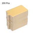 thumbnail image 3 of Uxcell 200pcs Mini Cake Boards, Mousse Cake Cardboards Rectangle Cake Bases (Gold), 3 of 5