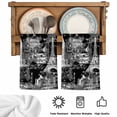 thumbnail image 5 of Black Architecture Kitchen Towels Set of 1, Abstract City Eiffel Tower Modern Absorbent Dish Towels for Kitchen, Microfiber Hand Towel, Quick Drying Tea Towel for Cleaning Decorative Dishcloths, 5 of 7