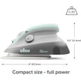 thumbnail image 2 of oliso M3Pro Project Steam Iron with Solemate - for Sewing, Quilting, Crafting, and Travel | 1000 Watt Ceramic Soleplate Steam Iron | Pistachio, 2 of 7