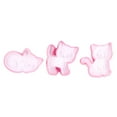 thumbnail image 3 of Coupe-sandwichs, 3 Pcs Coupe en Forme de Chat, Léger pour Gâteau, 3 of 8