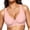 Pink, variant on Womens Wireless Jelly Bra Plus Size Supportive Full Coverage Comfortable No Underwire Bras