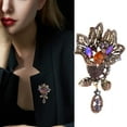 thumbnail image 1 of Petal Brooch Pin, Elegant Alloy Flower Pin Exquisite  For Party, 1 of 8