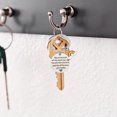 thumbnail image 2 of 2Pcs Rainbow Keychains Stainless Steel Key Rings Key Holder Graduation Gifts, 2 of 9