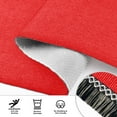 thumbnail image 3 of Ryvnso Red Bedroom Runner Rug 2'x6' Hallway Area Carpet Non Slip Entryway Mat with Tassels, 3 of 8
