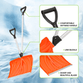 Magshion Ergonomic Snow Shovel, Winter Edge Pusher with SpringAssisted