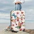 thumbnail image 4 of Uemuo Watercolor Floral With Butterflies Printed Washable Luggage Cover - Fashion Suitcase Protector Fits 18-32 Inch Luggage -X-Large, 4 of 9