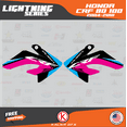 thumbnail image 2 of Kalair GFX Graphics Kit for Honda CRF80 (2011-2016) Lightning Series, 2 of 5
