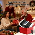 thumbnail image 2 of BAOKALER Shiatsu Foot Massager, Foot and Calf Massager with Heat, Air Compression Massage Machine for Circulation, Gifts for Mom Dad Elders, Home Office Use, White, 2 of 9