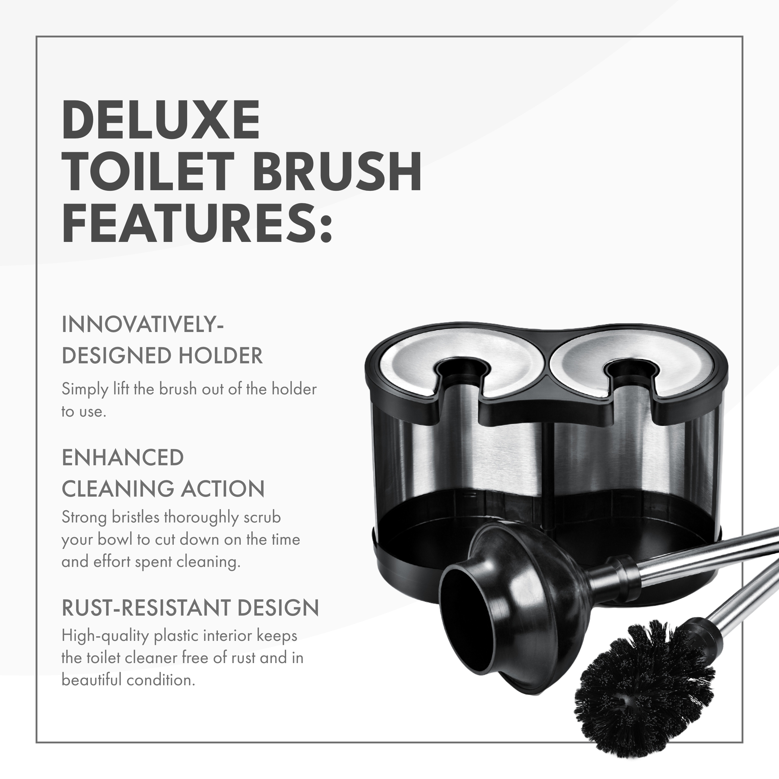 ToiletTree Products Toilet Brush & Plunger Combo Set photo 4
