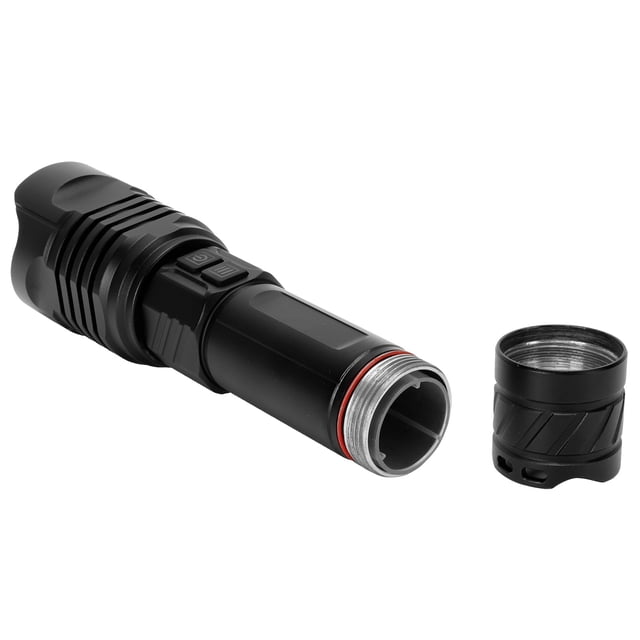 Linterna de aluminio, linterna con zoom retráctil P99 Suministros para exteriores Antorcha con zoom Máxima comodidad
