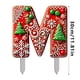thumbnail image 3 of Adornos de 26 letras para árbol de Navidad de exterior, decoraciones para insertar en el suelo, decoraciones para exteriores con motivos navideños de bayas, insertos acrílicos 2D para árbol de Navidad, 3 of 4