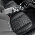 thumbnail image 2 of - Leather Front Car Seat Covers - Bottom Car Seat Covers Fully Wrapped and Fits Most Vehicles, 2 of 7