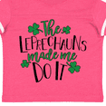 thumbnail image 4 of Inktastic St. Patrick's Day the Leprechauns Made Me Do It Boys or Girls Toddler T-Shirt, 4 of 5